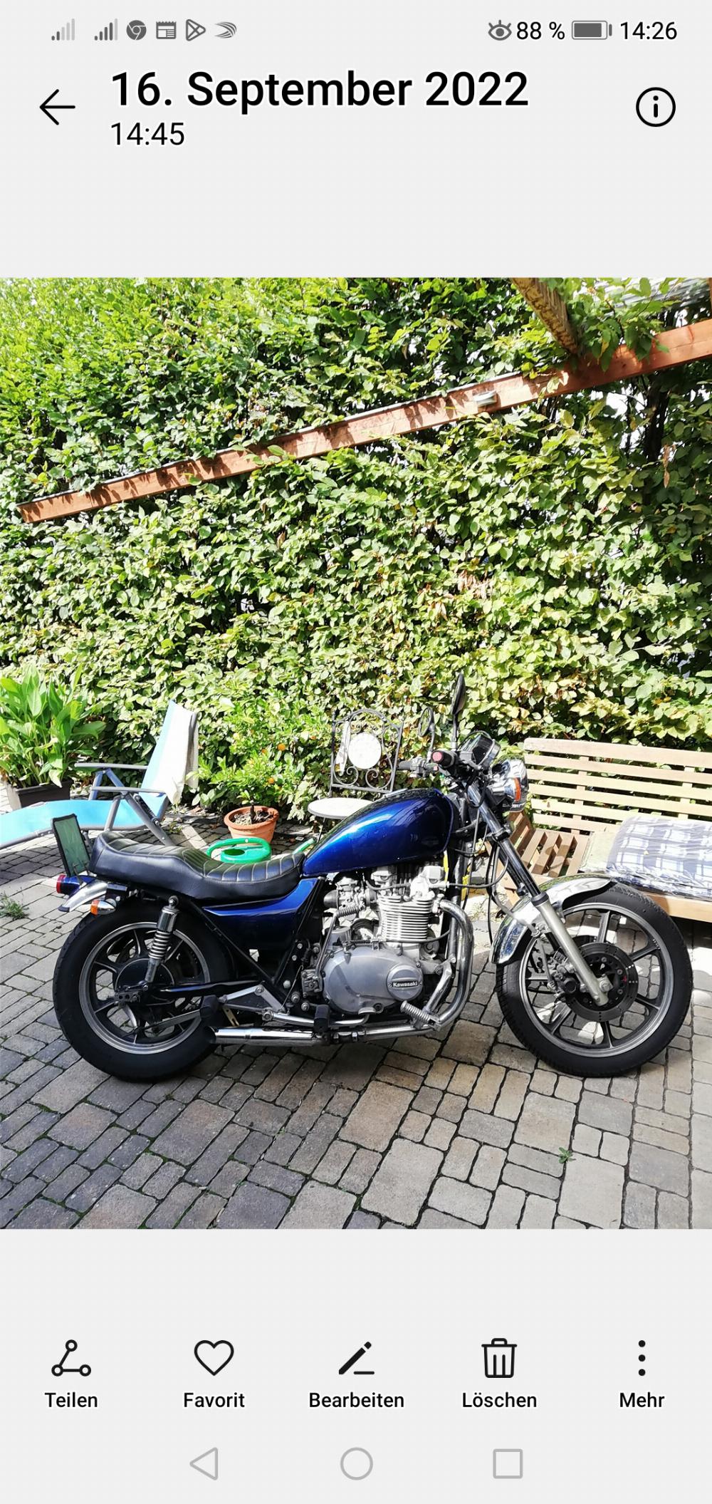 Motorrad verkaufen Kawasaki LTD 750 TWIN BD Ankauf